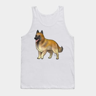 Dog - Belgian Tervuren - Fawn and Black Tank Top